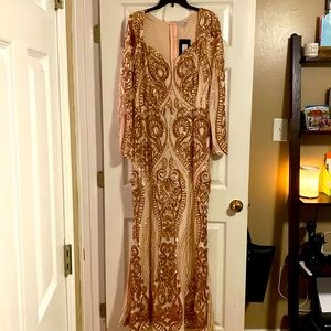 COPY - Rose gold sequin dress perfect mother of the bride or groom dress